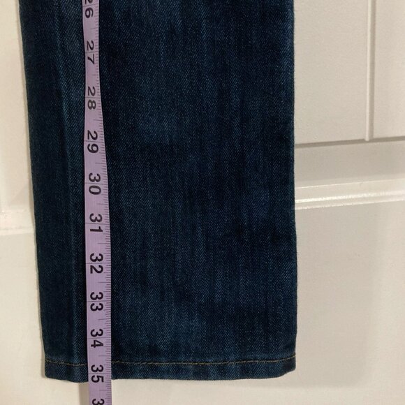 Levi's 511 Slim fit dark wash women's jeans ~ 27W 27L XS SMALL blue denim pants - Picture 7 of 14